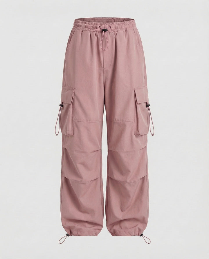 Womens Oversized Cargo Trousers Relaxed Fit