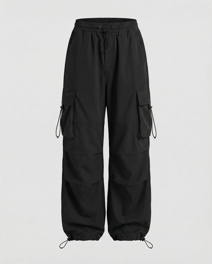 Womens Oversized Cargo Trousers Relaxed Fit
