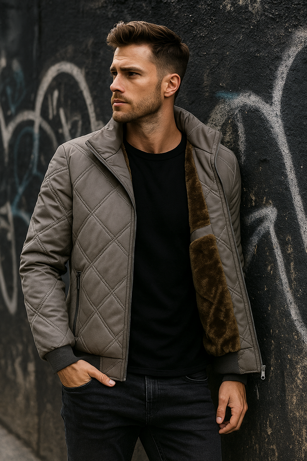 Quilted Padded Longline Coat Women