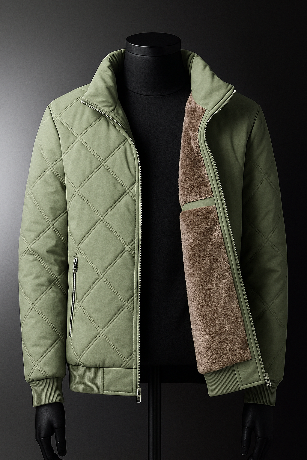 Quilted Padded Longline Coat Women