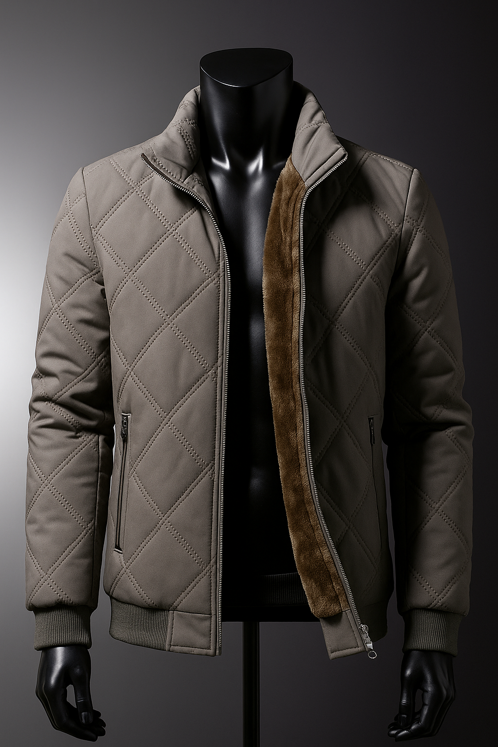 Quilted Padded Longline Coat Women