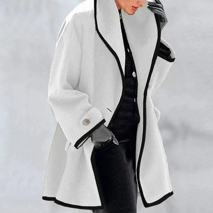 Oversized Longline Trench Coat Women Sleek Classic