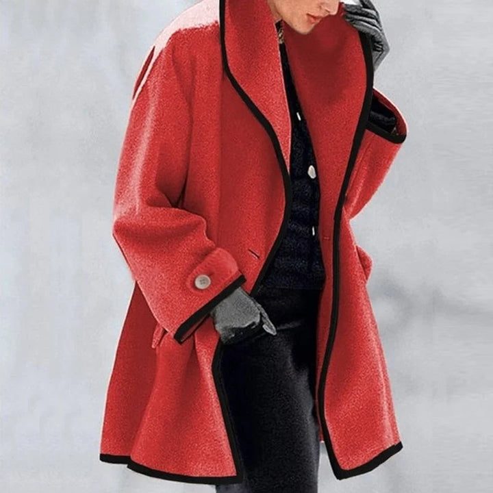 Oversized Longline Trench Coat Women Sleek Classic