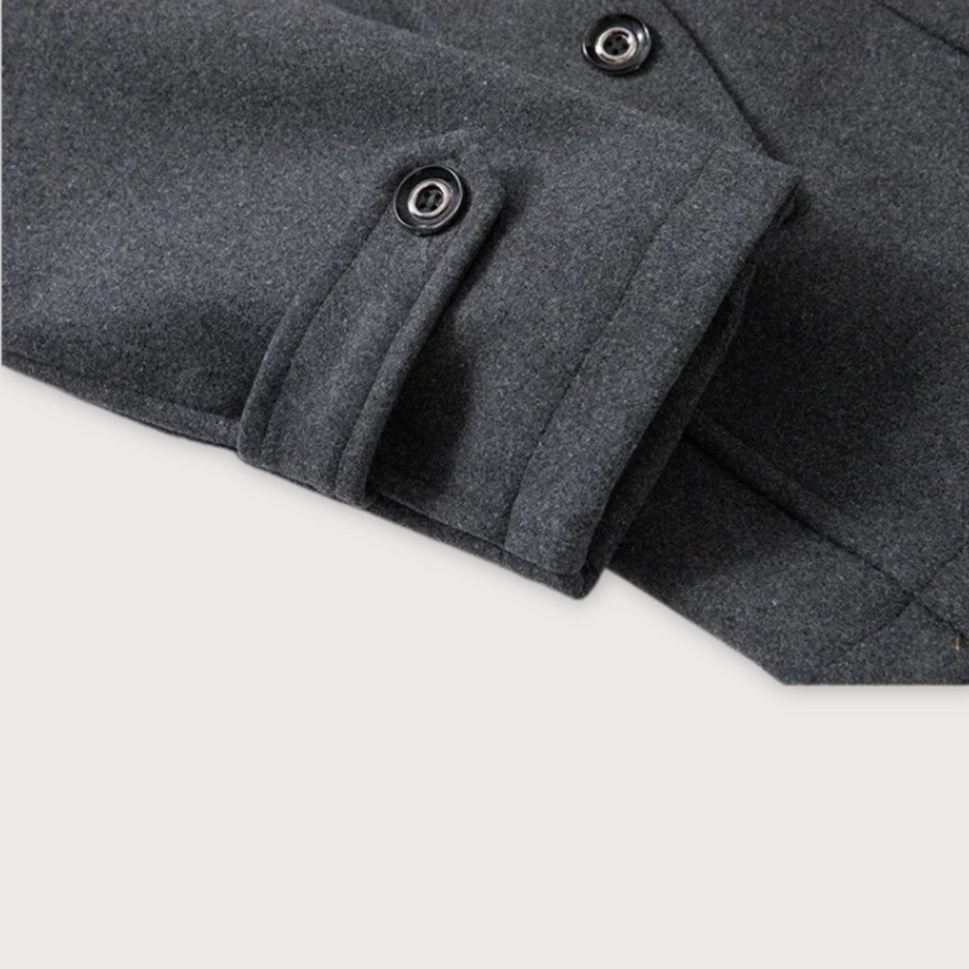 Longline Wrap Coat Elegant Tailored Womens