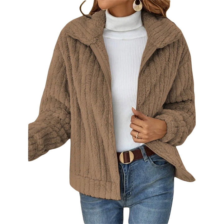Hooded Longline Wrap Coat Oversized Modern Fit Women
