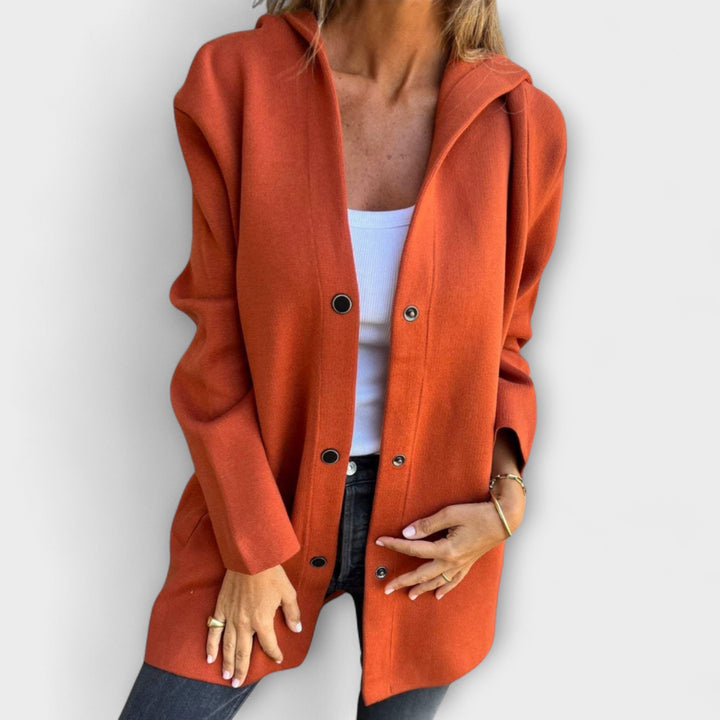 Womens Oversized Hooded Longline Coat