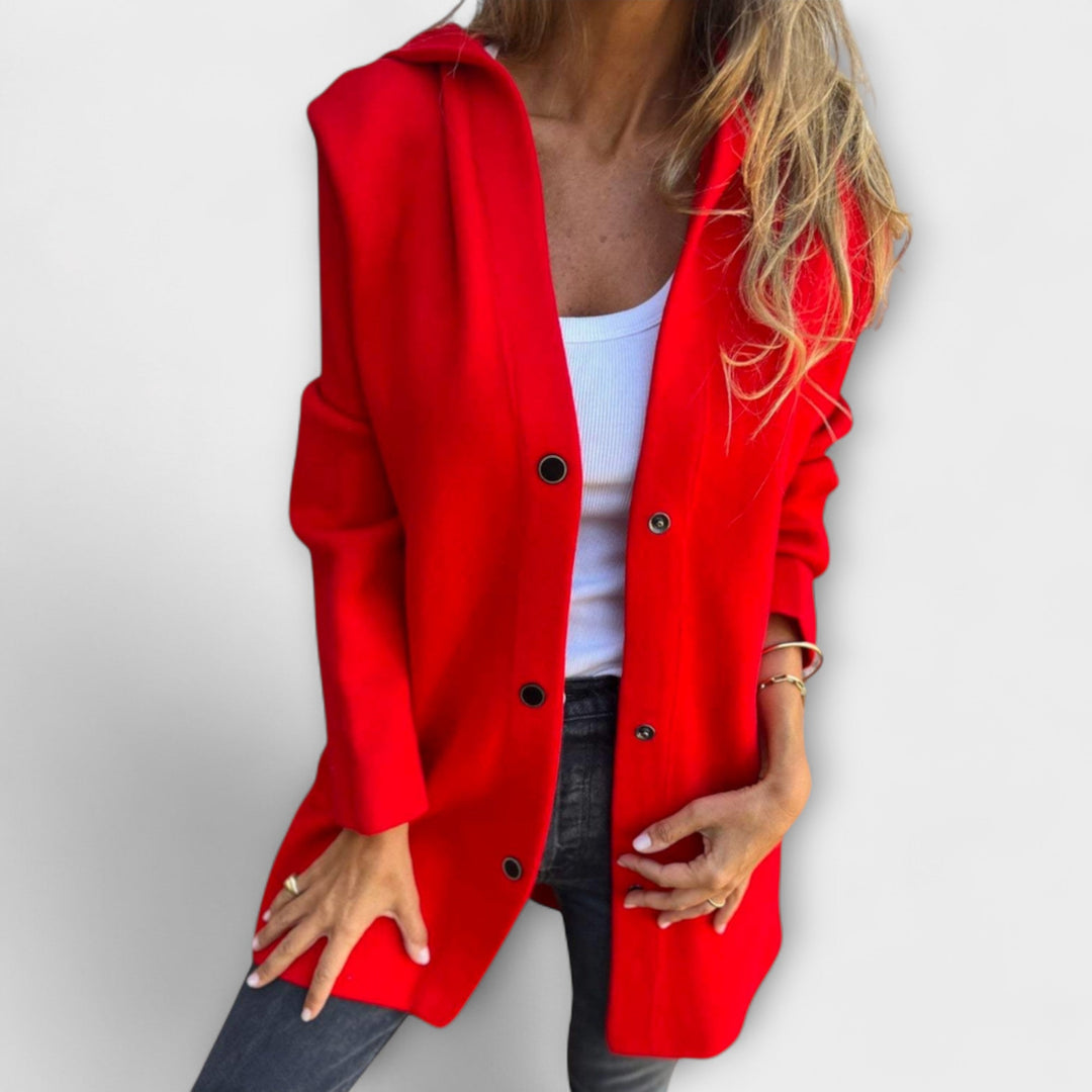 Womens Oversized Hooded Longline Coat