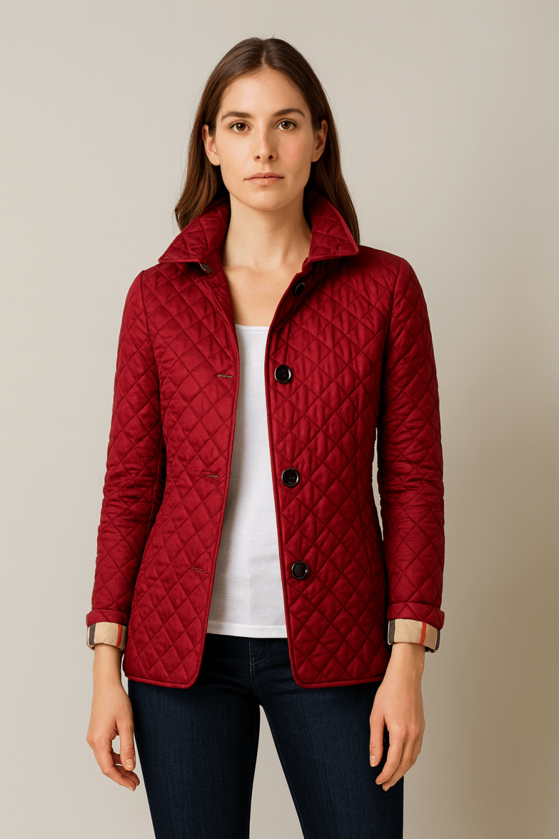 Womens Quilted Lightweight Jacket Classic Fit