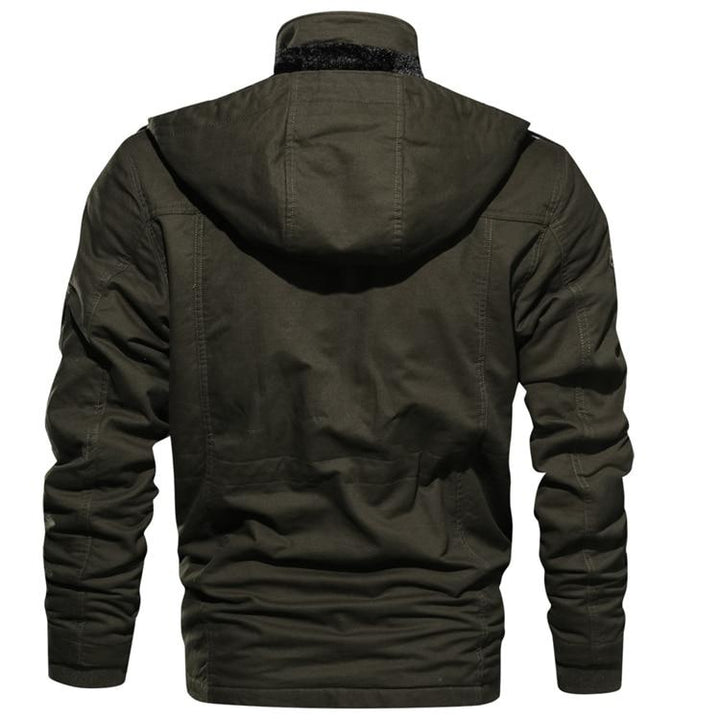 Hooded Wrap Longline Coat Womens Elegant