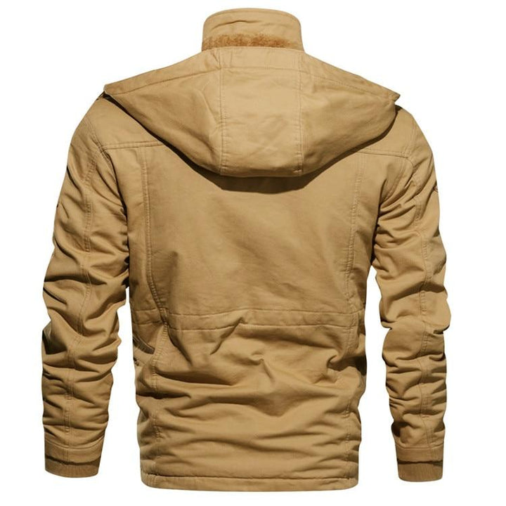 Hooded Wrap Longline Coat Womens Elegant