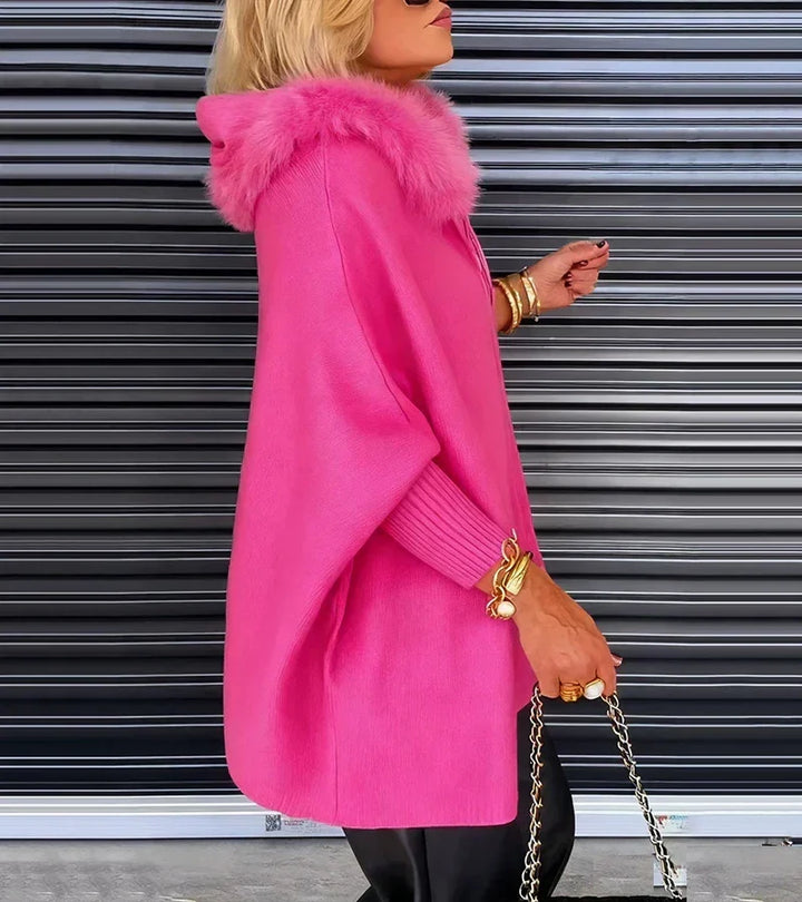Women Hooded Longline Structured Coat Oversized Fit