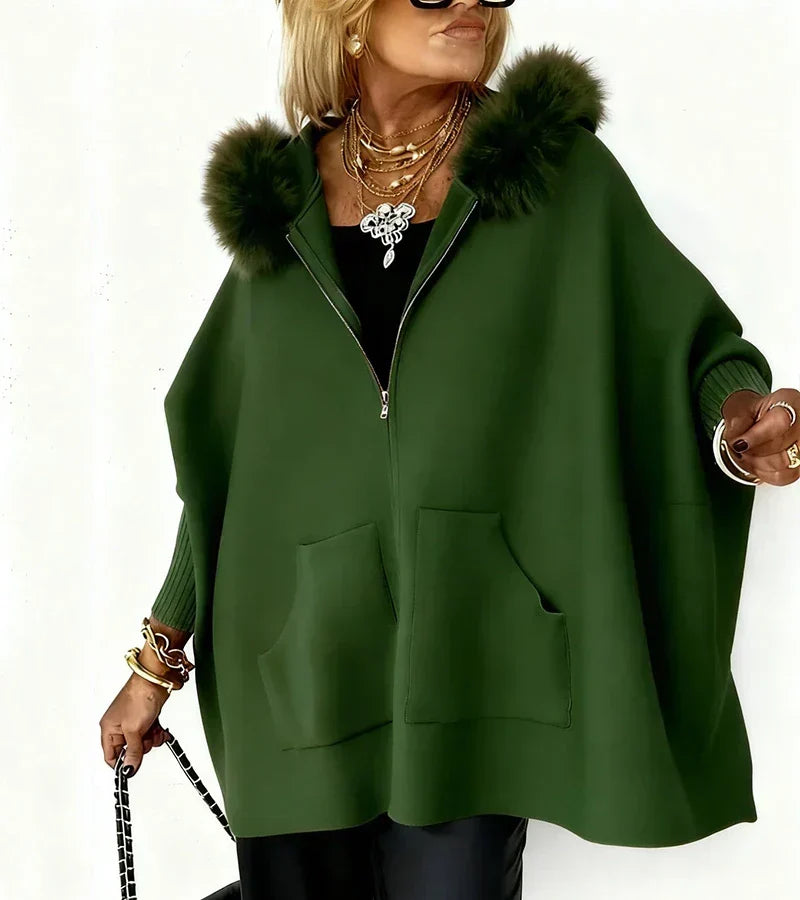 Women Hooded Longline Structured Coat Oversized Fit
