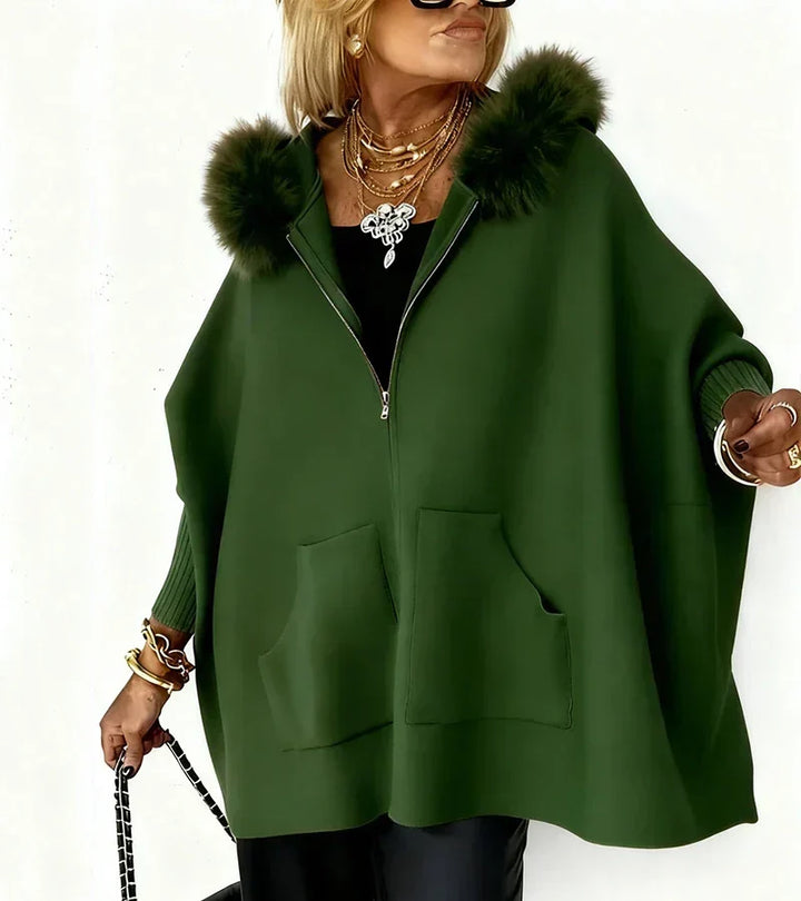 Women Hooded Longline Structured Coat Oversized Fit