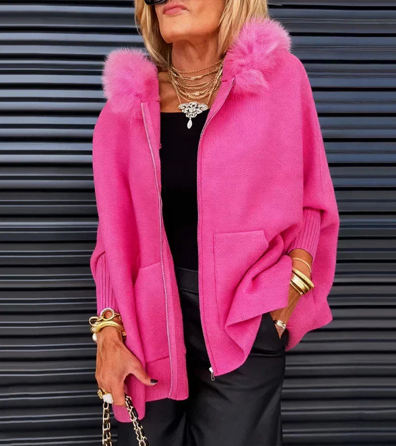 Women Hooded Longline Structured Coat Oversized Fit