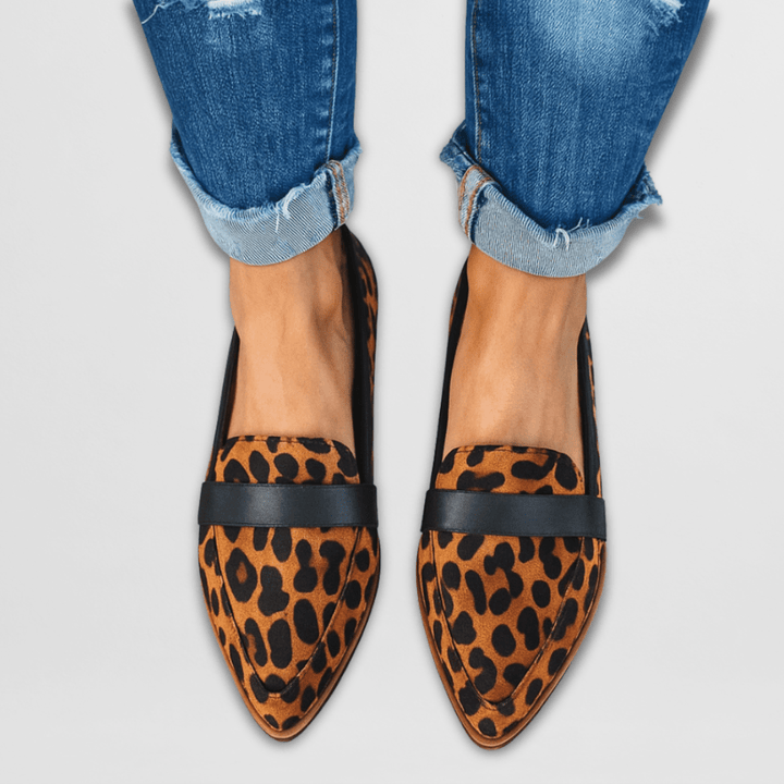 Womens Slip On Loafers Cushioned Everyday Flats