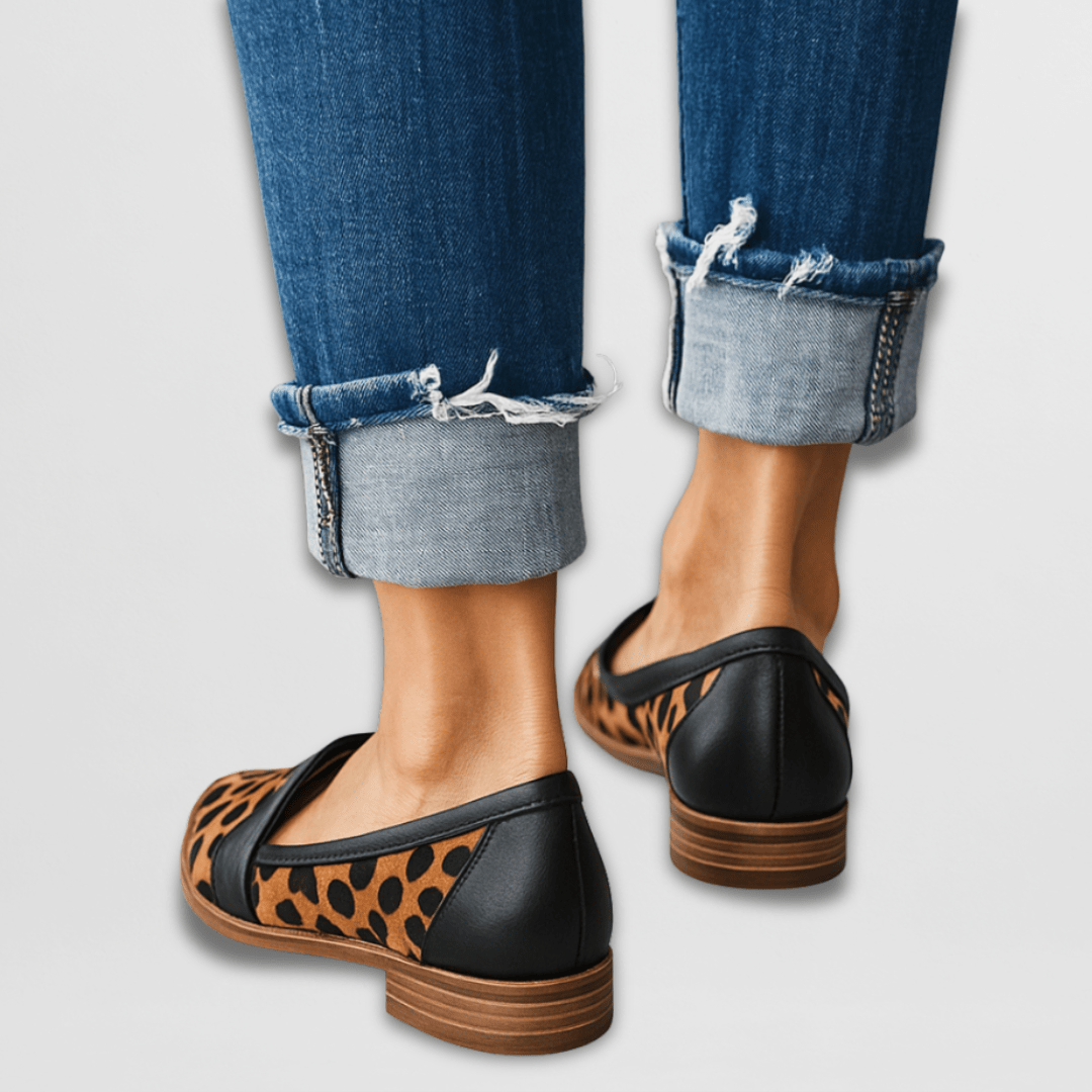Womens Slip On Loafers Cushioned Everyday Flats