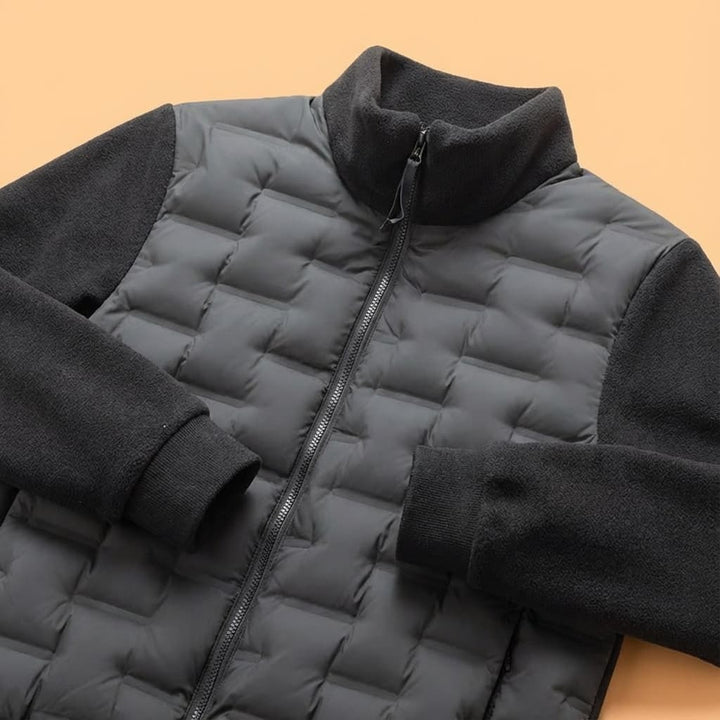 Quilted Puffer Jacket Women Fit and Flare Insulated
