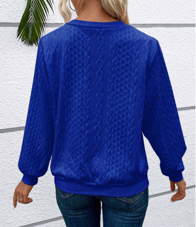 Longline Cable Knit Zip Neck Sweater for Men
