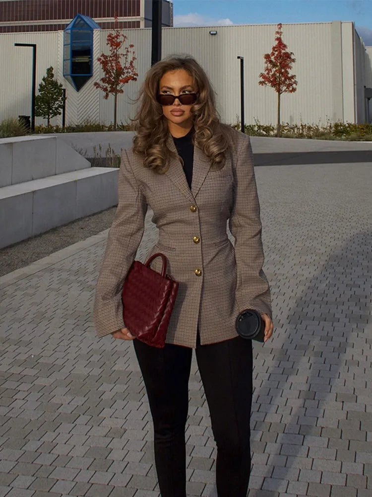 Longline Wool Blend Tailored Coat Women