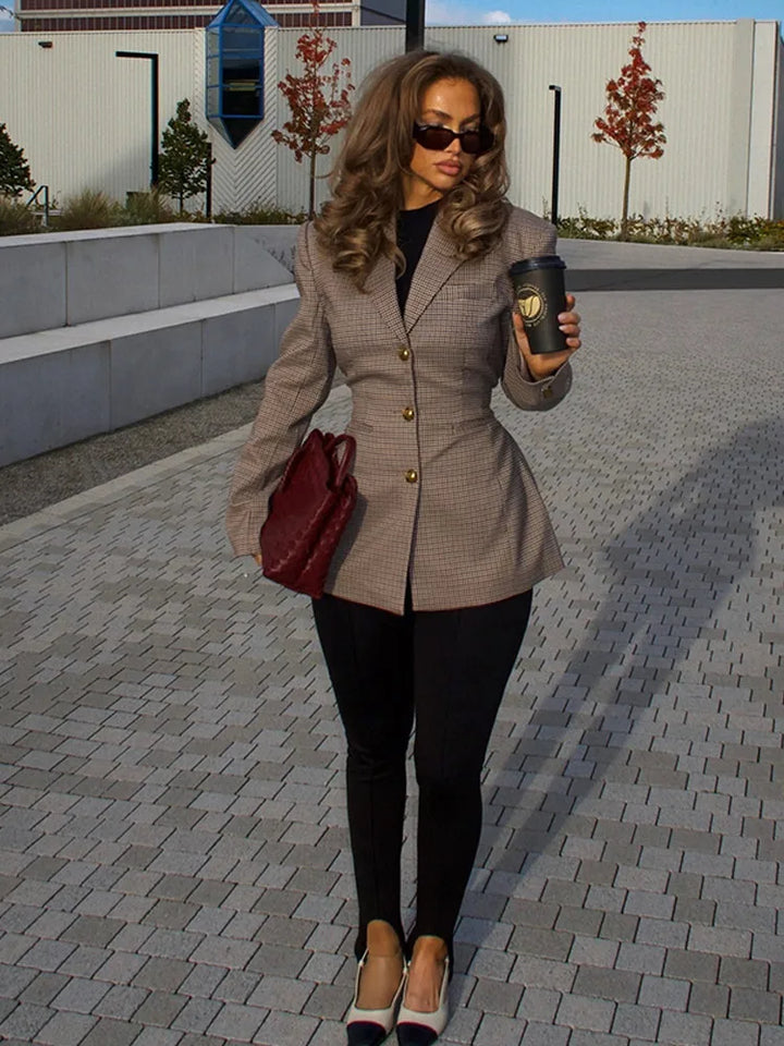 Longline Wool Blend Tailored Coat Women