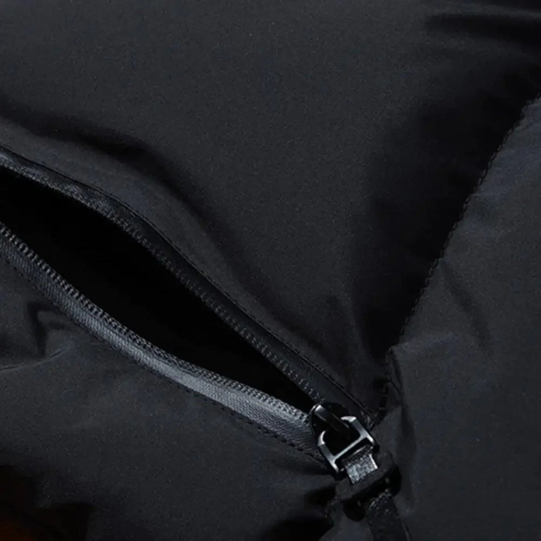 Quilted Hooded Puffer Jacket Mens Winter Coat