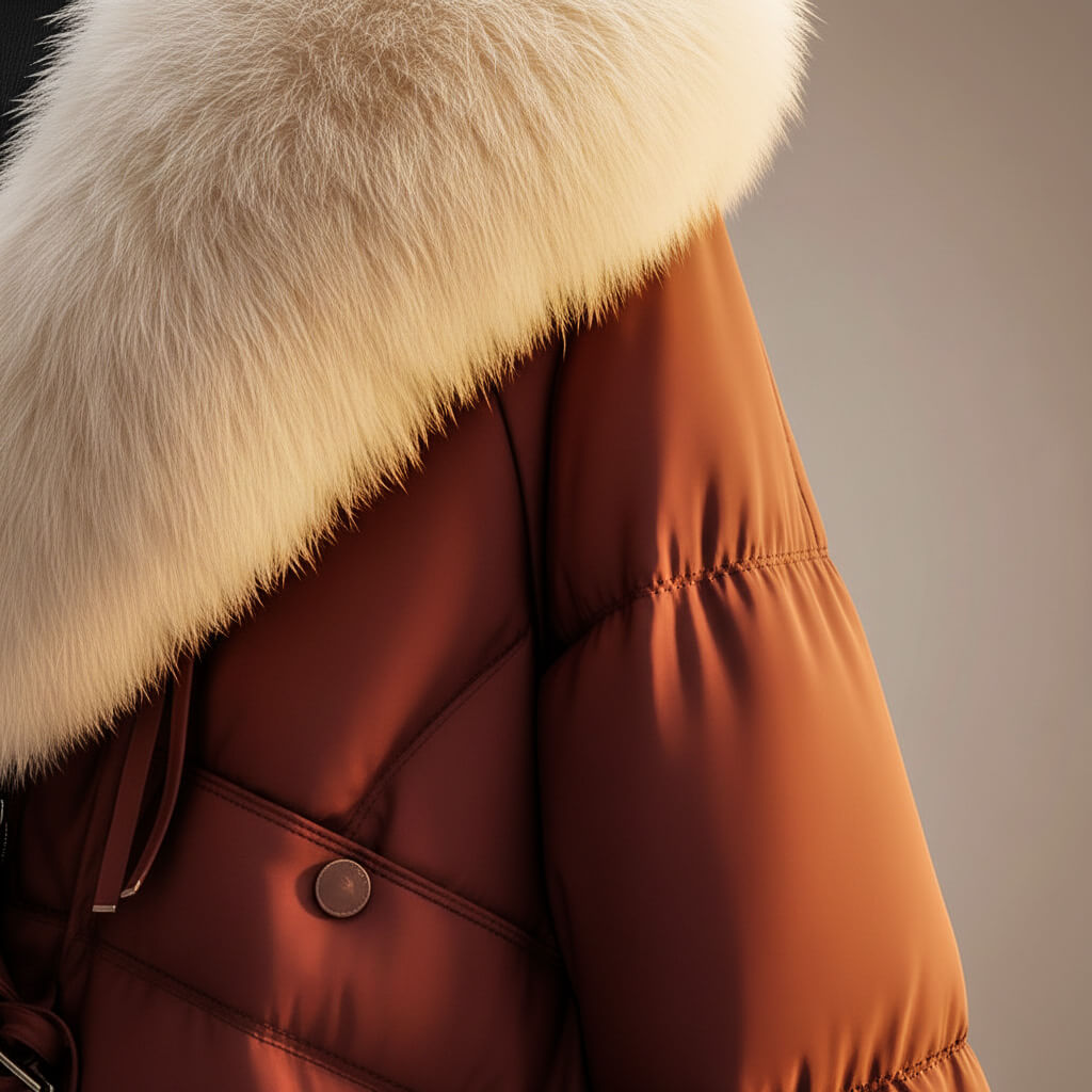 Womens Oversized Wrap Belted Quilted Puffer Jacket