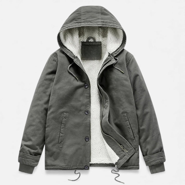 Hooded Longline Padded Coat Women