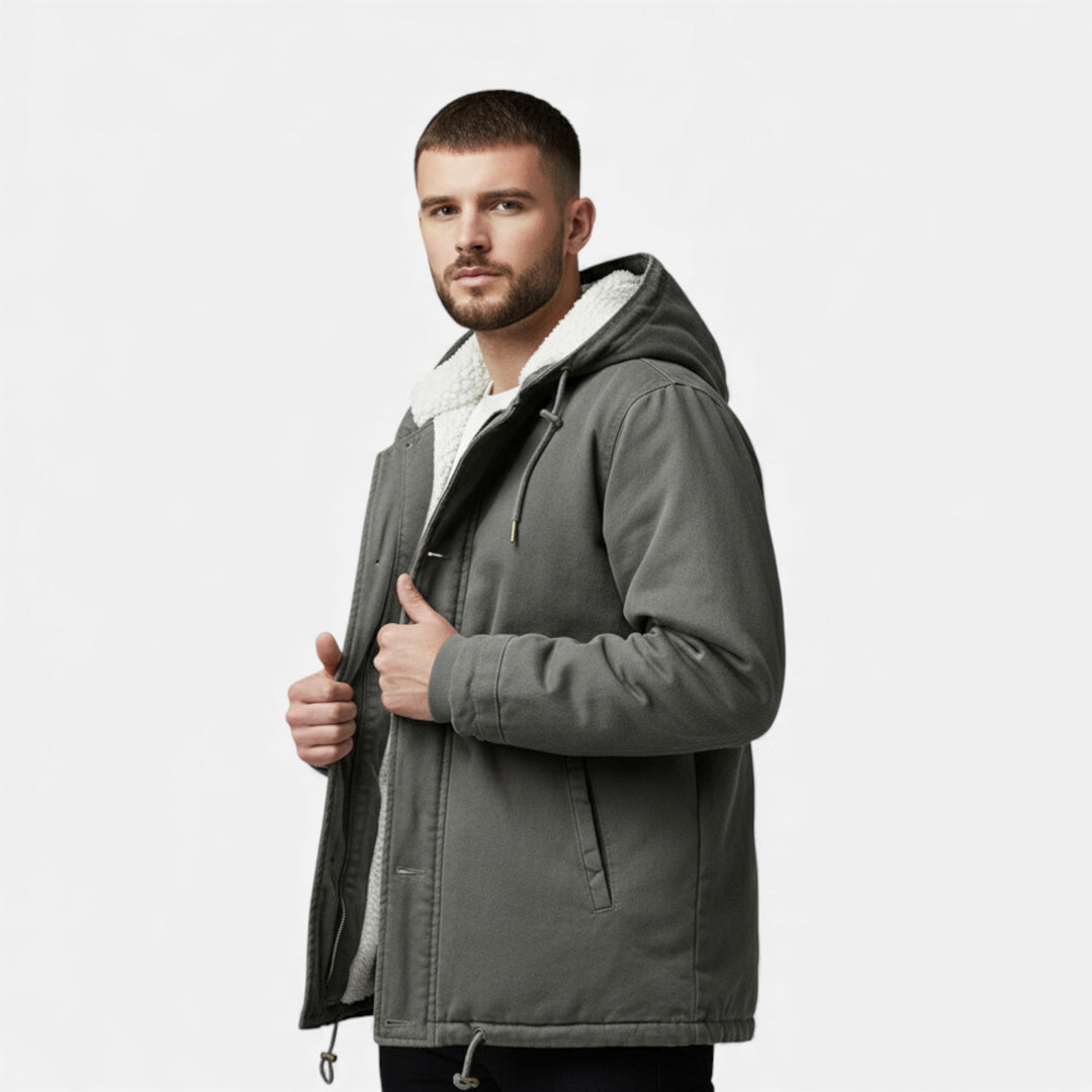 Hooded Longline Padded Coat Women