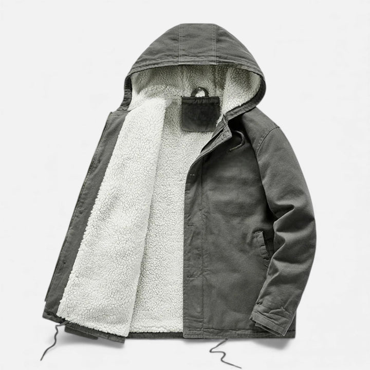 Hooded Longline Padded Coat Women