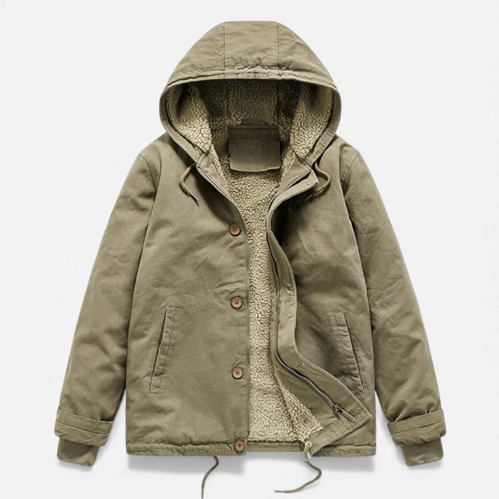 Hooded Longline Padded Coat Women