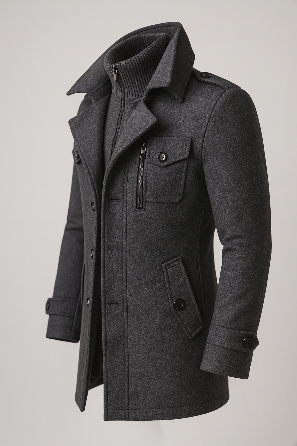 Oversized Structured Longline Coat Women