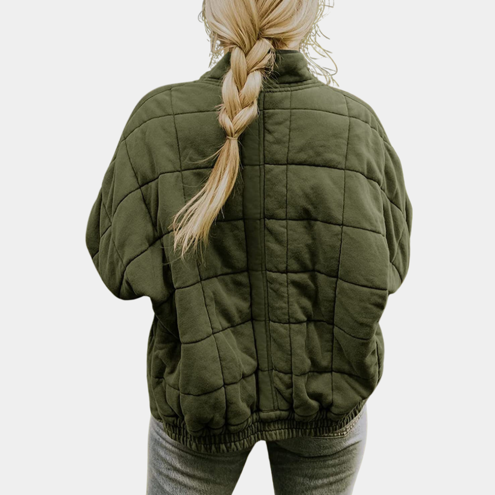 Longline Zip Up Tailored Coat Women