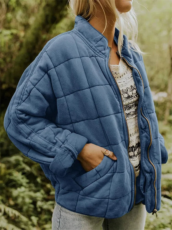Longline Zip Up Tailored Coat Women