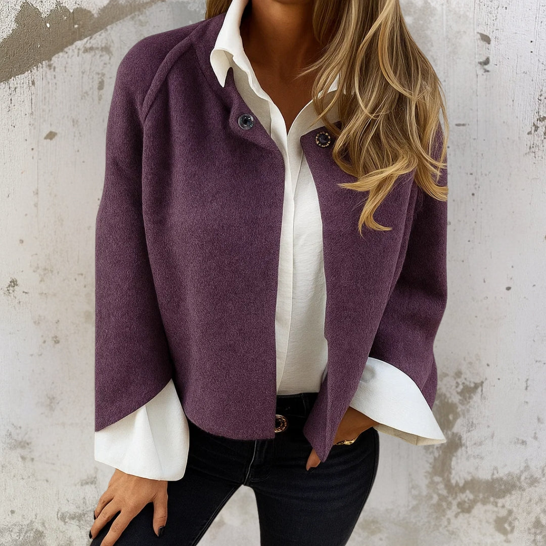 Oversized Longline Wool Blend Coat Women