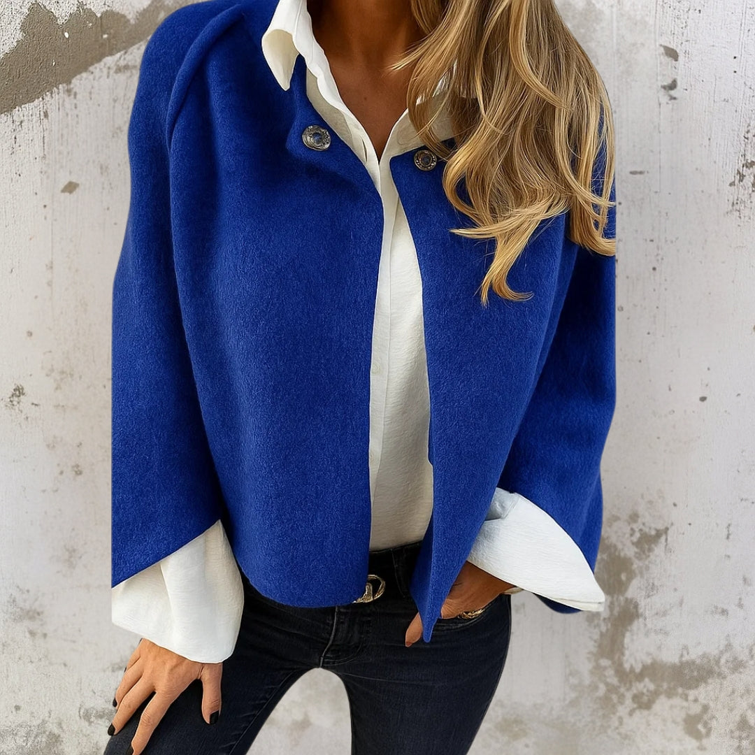 Oversized Longline Wool Blend Coat Women