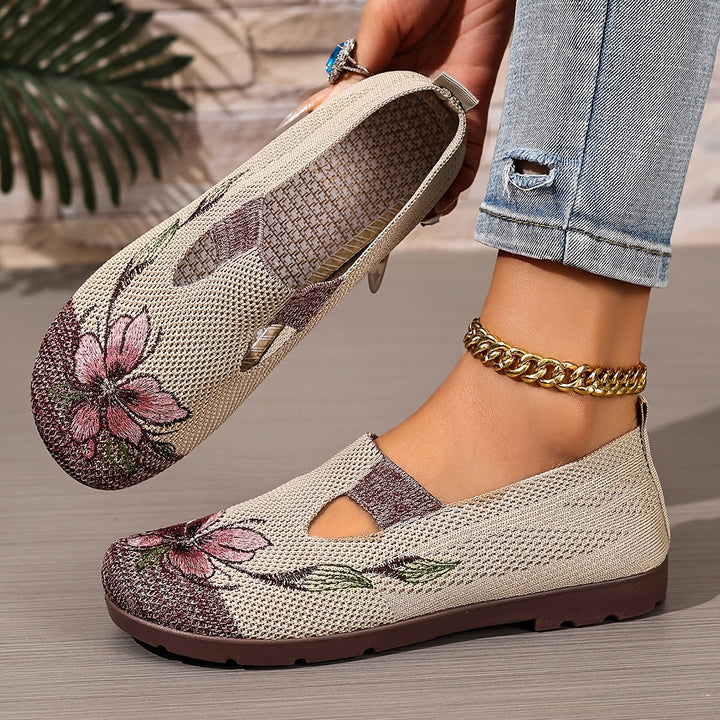 Womens Longline Ballet Flats Cushioned Supportive