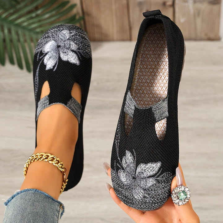 Womens Longline Ballet Flats Cushioned Supportive