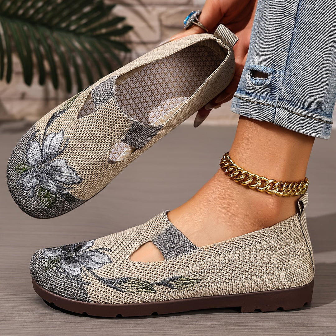 Womens Longline Ballet Flats Cushioned Supportive