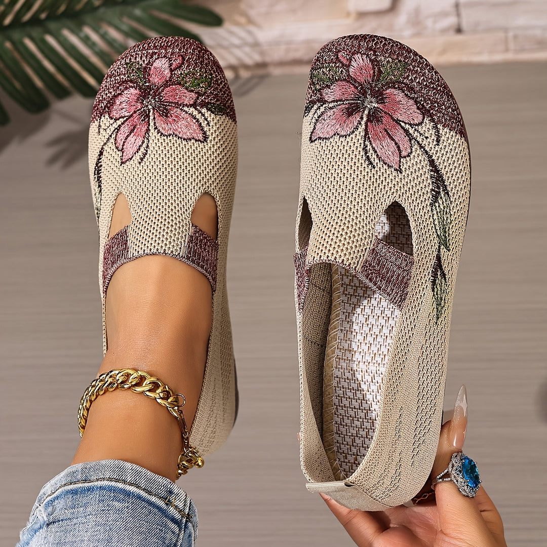 Womens Longline Ballet Flats Cushioned Supportive