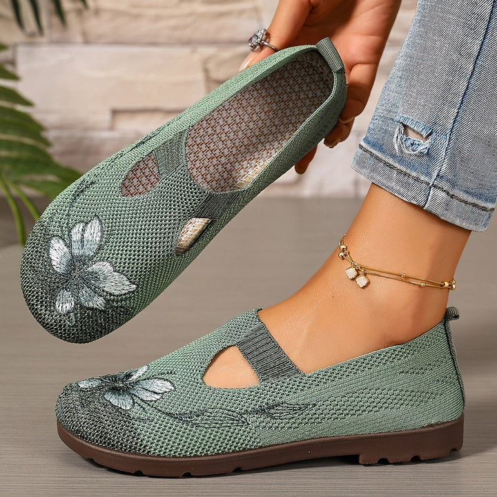 Womens Longline Ballet Flats Cushioned Supportive