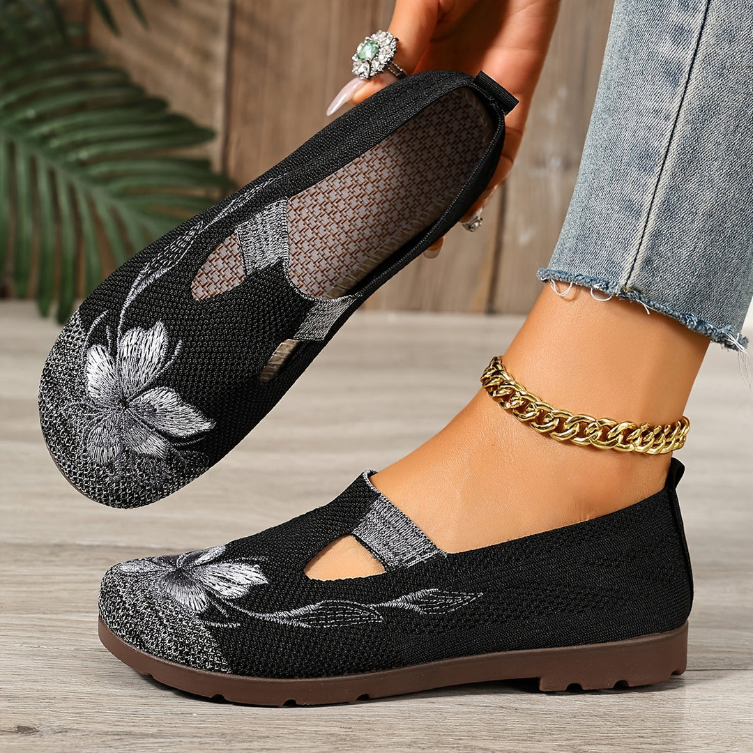 Womens Longline Ballet Flats Cushioned Supportive