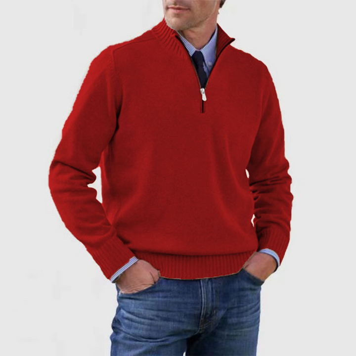 Oversized Longline Knit Cardigan for Men