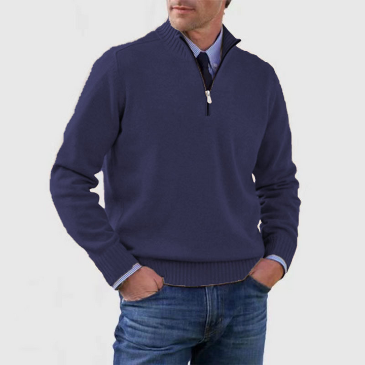 Oversized Longline Knit Cardigan for Men