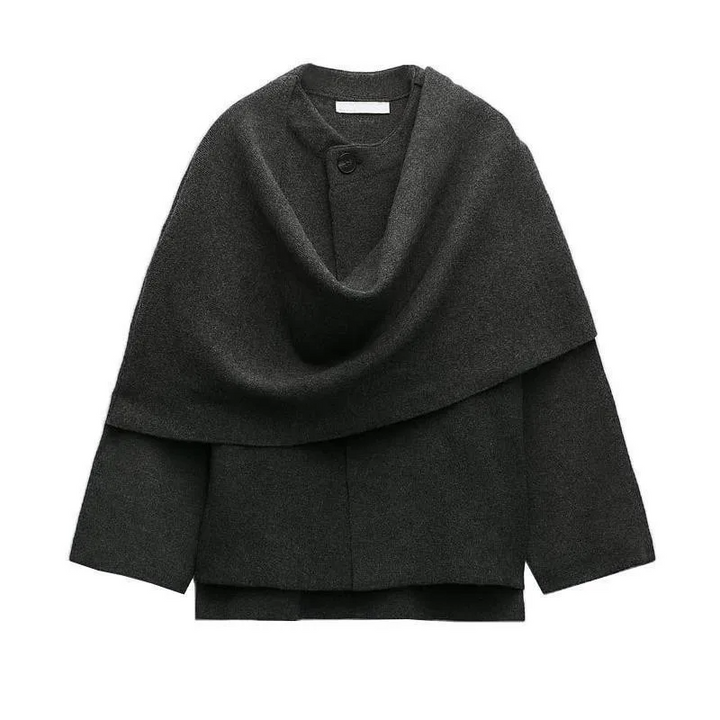 Oversized Longline Wool Blend Classic Coat Women