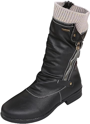 Lace Up Side Zip Draped Ankle Boots Women