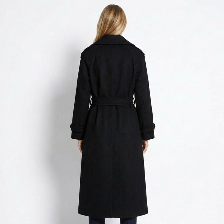 Fluid Trench Coat Oversized Belted Classic Women
