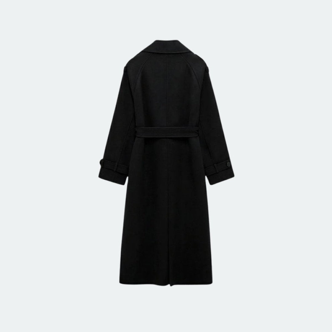 Fluid Trench Coat Oversized Belted Classic Women