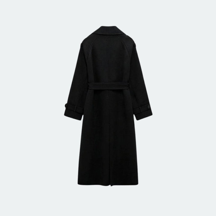 Fluid Trench Coat Oversized Belted Classic Women