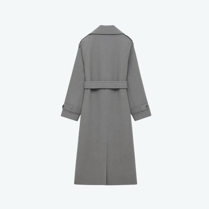 Fluid Trench Coat Oversized Belted Classic Women