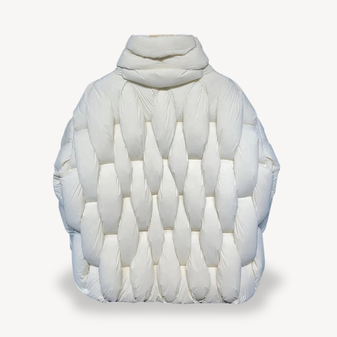 Womens Quilted Zip Up Puffer Jacket Insulated